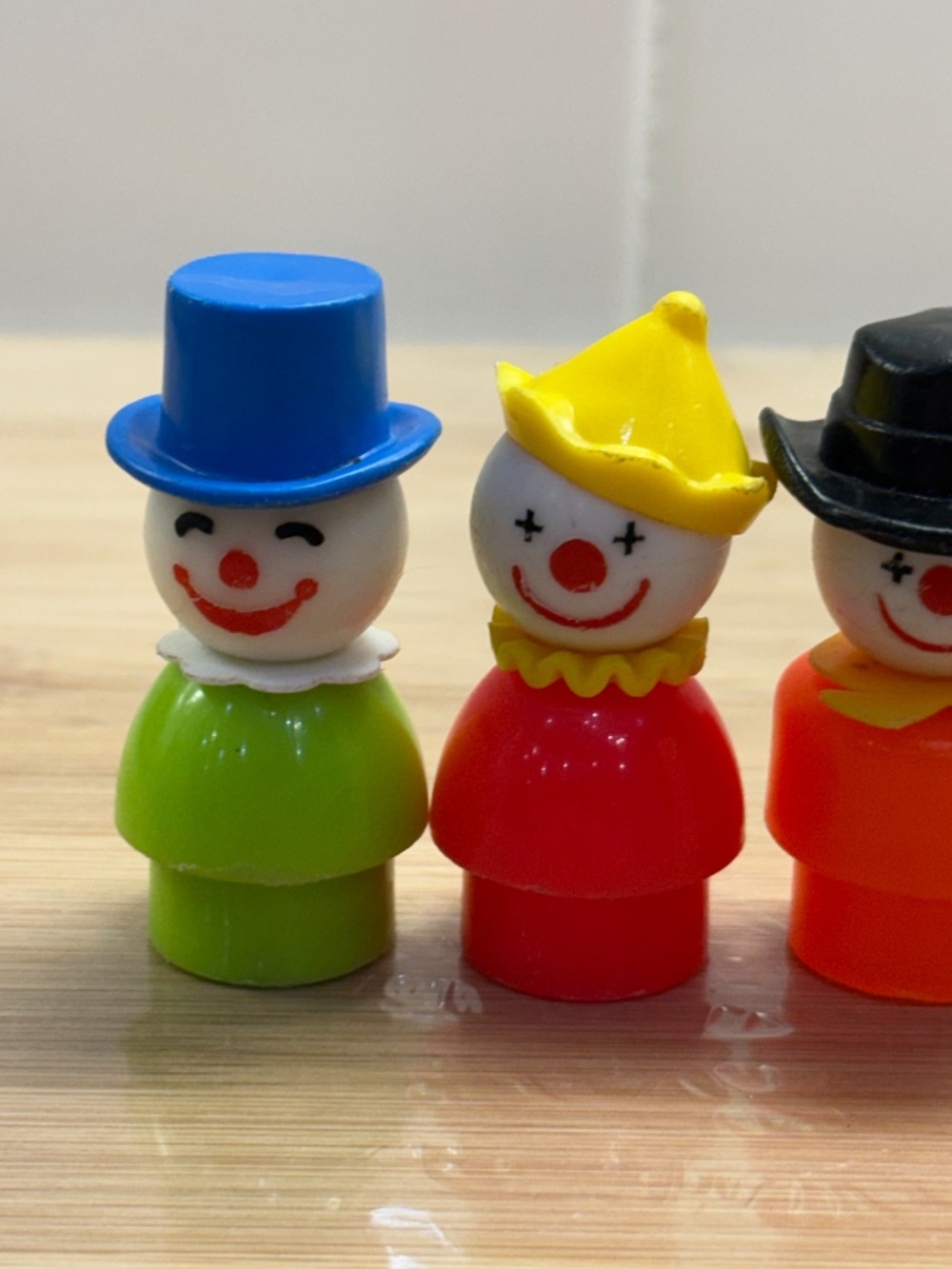 Fisher-Price Little People circus clowns, set of four vintage - Picture 3 of 4